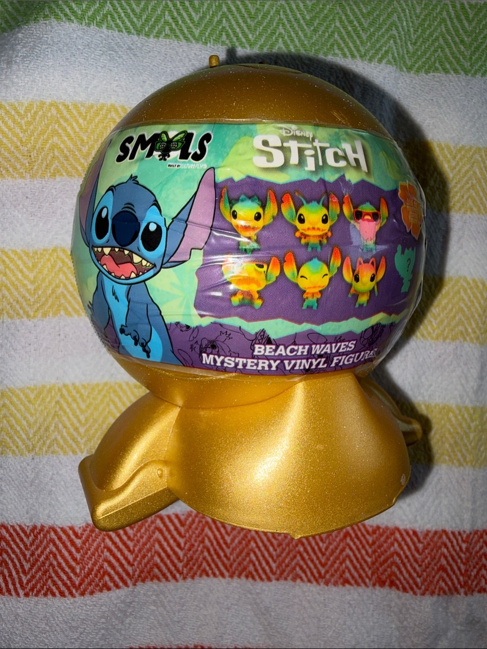 Disney Stitch SMOLS Beach Waves Mystery Vinyl Figure - Gold Capsule